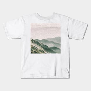 Natural Mountains Oil Effects 3 Kids T-Shirt